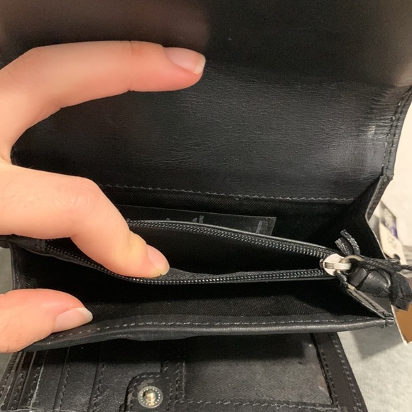 Jasper Conran Genuine Leather with Fur Wallet - Picture 14 of 17